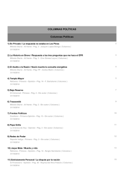 Columnas - Tribunal Electoral del Distrito Federal