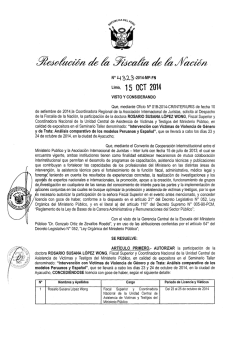 lima, 15 DeT 2014 - Ministerio Público