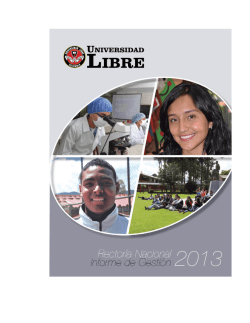 Informe de Gestión - Universidad Libre