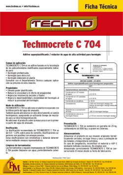 Techmocrete C 704