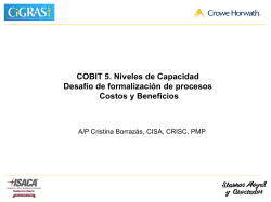 COBIT 5 - Niveles de Capacidad - Isaca
