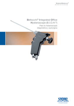 Bettocchi® Integrated Office Hysteroscope (B.I.O.H.®) - Karl Storz