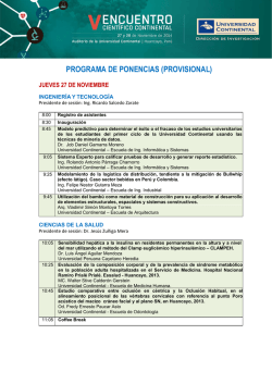 Programa - Universidad Continental - Organización Educativa