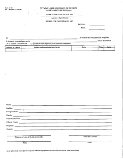 Recibo por Propiedad en Uso- SC 1211 - Departamento de Educación