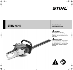 STIHL HS 45 Instruction Manual