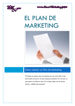 El plan de marketing - Generación 3.0Saber MásDirección