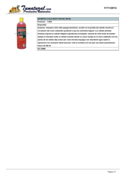 SHAMPOO CHILE INDIO PAPAGO 500 ML Producto : 11060
