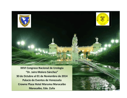 Dr. Jairo Molero S&aacute;nchez - Sociedad Venezolana de Urolog&iacute;a