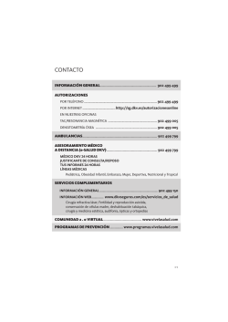 contacto - Vive la salud