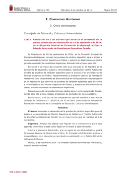 Autorizaci&oacute;n desarollo prueba de acceso ense&ntilde;anzas - Educarm