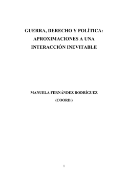 guerra, derecho y pol&iacute;tica - Asociaci&oacute;n Veritas