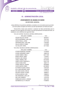 Anuncio 201407142 - Boletín Oficial de la Provincia de Burgos