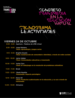 VIERNES 24 DE OCTUBRE - UMB Virtual