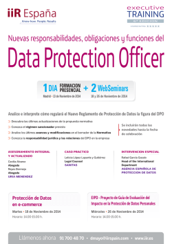 Portada DATA PROTECTION OFFICER - El Derecho