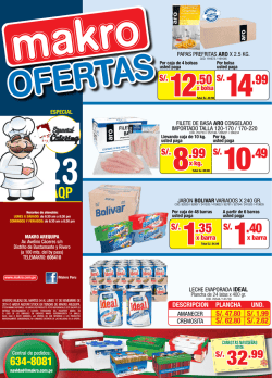 S/. 1.35 S/. 1.40 S/. 8.99 S/. 12.50 S/. 10.49 S/. 14.99 - Makro
