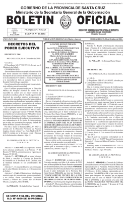 B.O. 4869 21 de Octubre - Santa Cruz