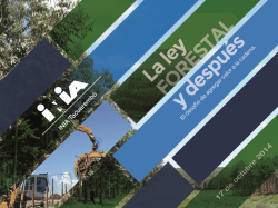FORESTAL La ley forestal y después - destacados inia