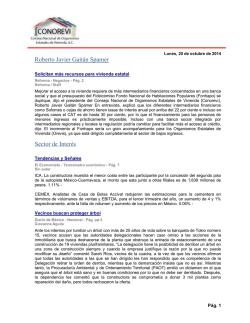 Roberto Javier Gaitán Spamer Sector de Interés - CONOREVI