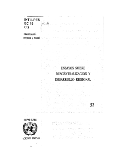 ensayos sobre desarrollo regional - Repositorio digital de la CEPAL