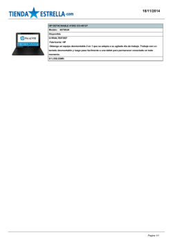 HP DETACHABLE 410X2 CI3-4012Y Modelo : 49700UK Disponible