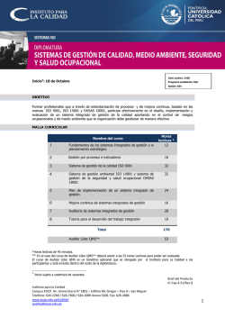 Brief del Producto IC-Cap-4.51/Rev.9 Instituto para la Calidad