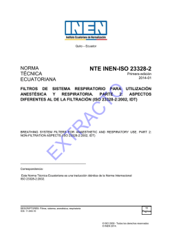 EXTRACTO - Instituto Ecuatoriano de Normalización