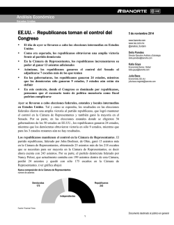 Republicanos toman el control del Congreso - Casa de Bolsa