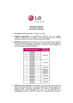 Bases de la Promoción “El Tamaño si Importa” (Para - Supersonido