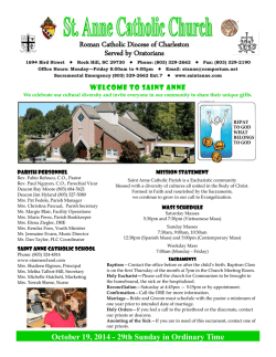 Download PDF - Saint Anne Catholic Church