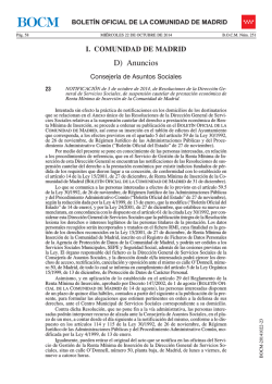 PDF (BOCM-20141022-23 -2 págs -86 Kbs) - Sede Electrónica del