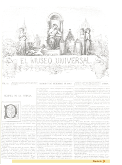 MADRID 5 DE DICIEMBRE DE 1865. REVISTA I)K LA SI-MANA