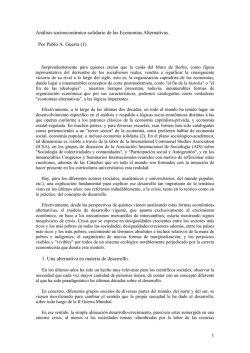 Economias Alternativas