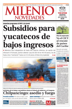 Subsidios para yucatecos de bajos ingresos - Sipse