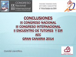 Conclusiones Congreso AEC 2014.pdf - Asociación de Enfermería