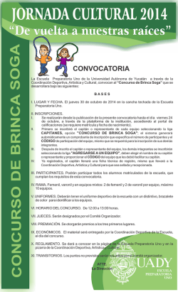 Brinca Soga - prepa1 - Universidad Aut&oacute;noma de Yucat&aacute;n