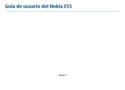 Guía de usuario del Nokia E55 - Microsoft