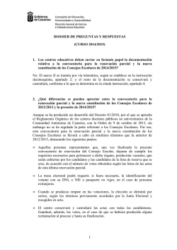 Preguntas y respuestas - Gobierno de Canarias