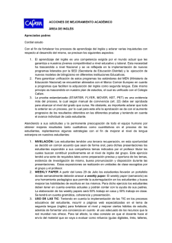 ACCIONES ingles.pdf - Liceo Campestre CAFAM