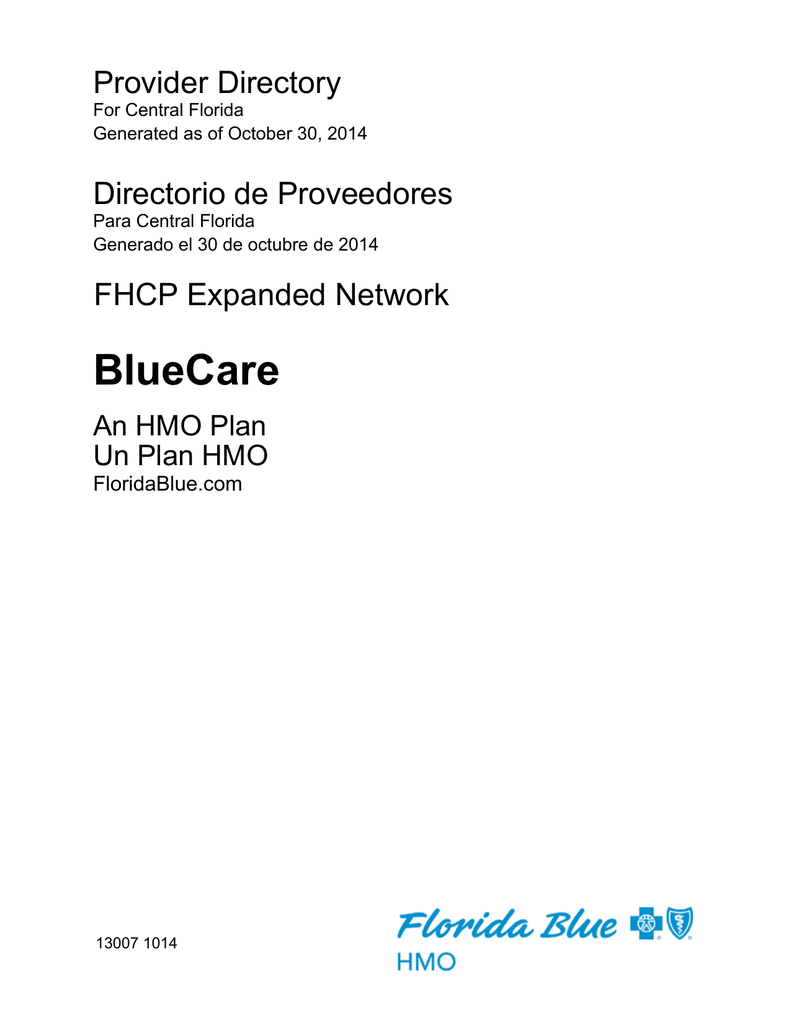 Bluecare - Florida Health Care Plans