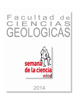 Actividades organizadas en la Facultad de CC. Geológicas