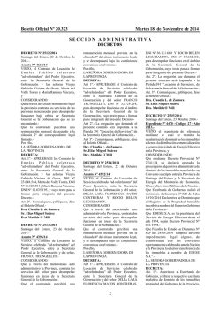 boletin del dia - Boletin Oficial de la Provincia