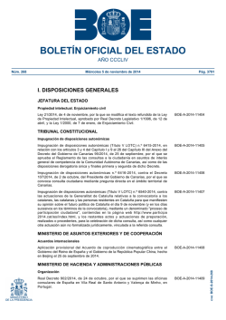 Sumario del BOE núm 268 de Miércoles 5 de noviembre - BOE.es