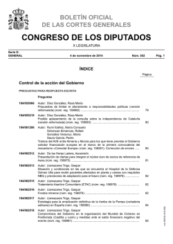 boletín oficial de las cortes generales - Congreso de los Diputados