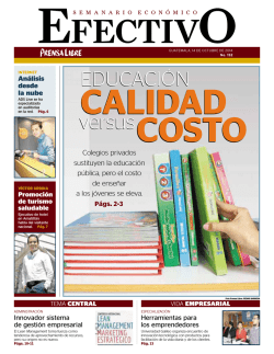 EDUCACIÓN versus - Prensa Libre