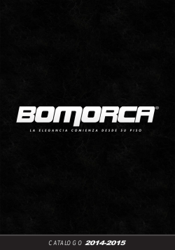 CATALOGO 2014-2015 - BOMORCA