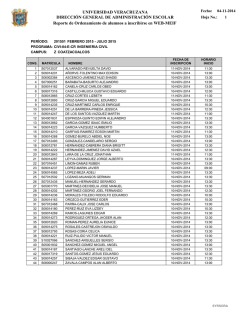 ingeniería civil - Universidad Veracruzana