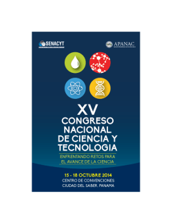Libro del XV Congreso Nacional de Ciencia y Tecnología - Apanac