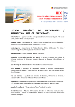 Participantes - Fundaci&oacute;n Consejo Espa&ntilde;a-EE.UU.