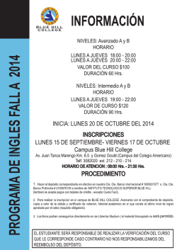 ESPOL FALL A - Blue Hill College