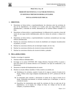 Práctica 10 - Electrotecnia